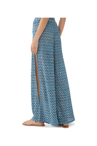 Missoni Işıltılı Yırtmaçlı Pantolon Mavi Çok Renkli