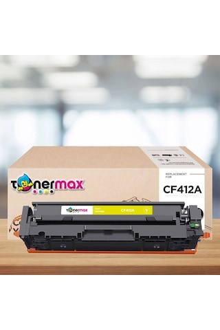 Hp Color Laserjet Pro Mfp M477fnw Cf412a Sarı Uyumlu Toner Çipli