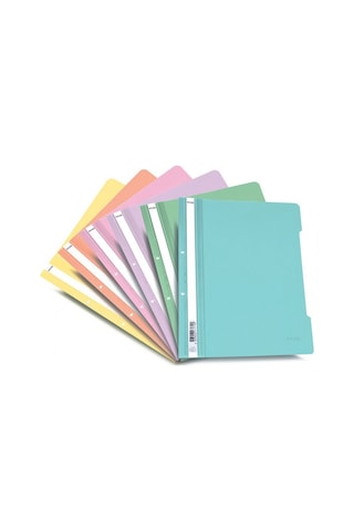 Exxo Pastel Telli Dosya 50'li Paket Nane Yeşili