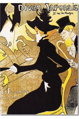 Cakasepetim Divan Japonais Henri De Toulouse Lautrec Ahşap Mdf Tablo