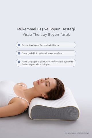 Yataş Visco Therapy Boyun Destekli Yastık 40 x 60