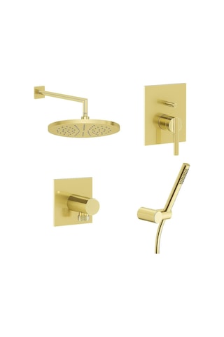 VitrA Suit Ankastre Banyo Seti Soft Altın