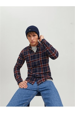 Jack & Jones Jacdna Beanıe Noos Navy