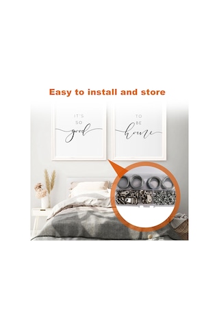 124 Adet Resim Asma Tel Takımı, Fotoğraf Çerçevesi Asma Takımı