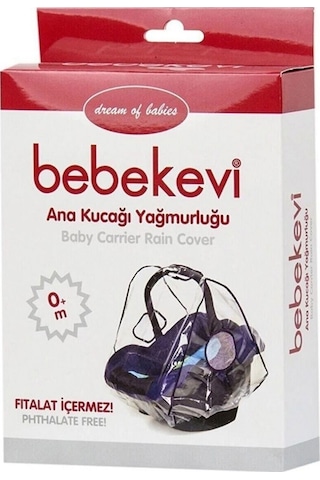 Bebekevi 804 Ana Kucağı Yağmurluğu 0+ Ay Kırmızı