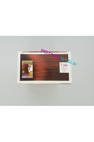 Colorx Bitkisel Saç Boyası Set - 7.66 Akik Kızıl