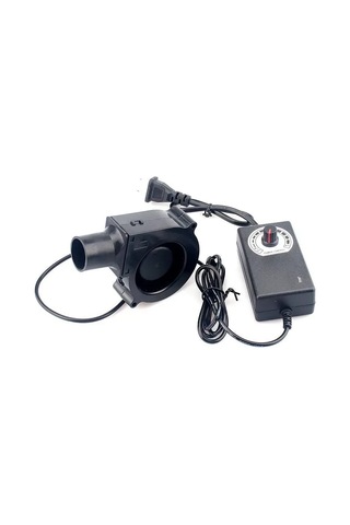 Samdoo 100-220v Hız Ayarlanabilir Çift Topaklı Turbo Blower, Uzun Borulu Santrifüj Fan, Odunlu Mangal Ve Soğutma İçin Avrupa Standartı Çok Renkli