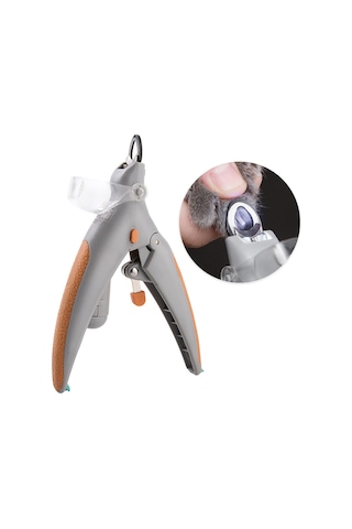 Springsun Led Aydınlatmalı 5x Büyütmeli Kedi Tırnak Makası - Ergonomik Tutma Yeri Ve Kan Çizgisi Koruma