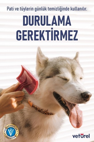 Veturel Kedi Tüy Köpek Pati Temizleme Parfümsüz Koku Giderici Bakım Spreyi 300 ML