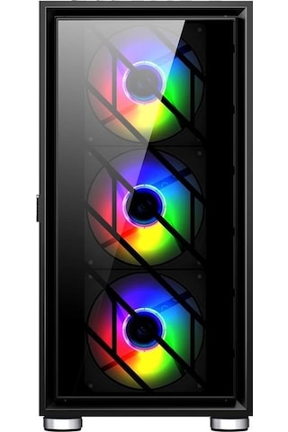 1st Player Ar7-g Siyah 750w 80+ Sılver Atx 3.1 Argb 4x12cm Fan Temperli Cam Usb 3.0 Atx Kasa