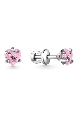 Gold Plaza Jewelry 925 Ayar Gümüş Küpe Kalpli Pusetler 179624604 Diğer