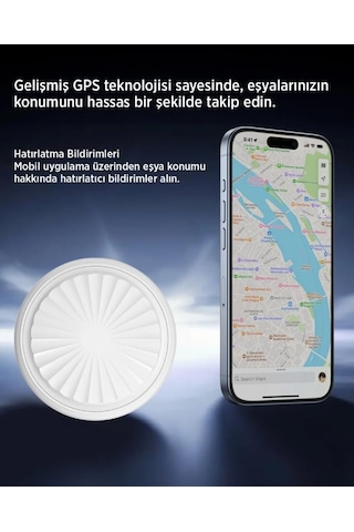 İos Ve Android Uyumlu Akıllı Gps Takip Cihazı Anahtar, Cüzdan, Araç, Kargo Ve Evcil Hayvanlar İçin Bluetooth Destekli Güvenli Konum Belirleyici Tag Sku: Smg8690010099891