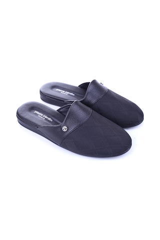 Pierre Cardin Pc-55366 Erkek Kışlık Ev & Halı & Bohça Terliği Siyah