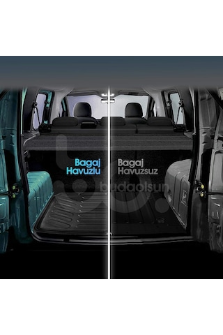Emn Fiat Doblo 2008-2020 Özel Kesim Bagaj Havuzu