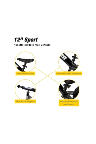 Strider 12 Spor Çocuk Bisikleti 12 İnç 18 Aydan 5 Yaşa Kadar , Siyah Denge Bisikleti, İç Mekan Bisikleti, Çocuklar Çok Renkli