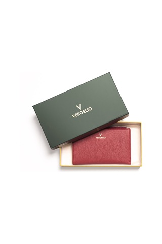 Burgundy Cüzdan & Kartlık Kadın 2804 Vergelio Flother Wallet Card Holder Bordo