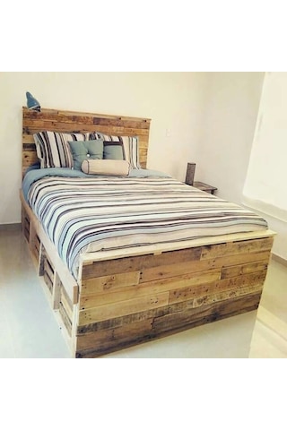 Masifart_Mobilya Masifart Abies Tek Kişilik Ağaç Karyola