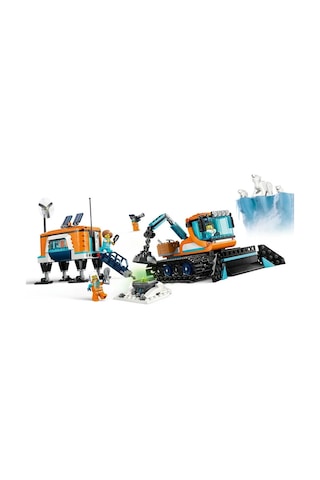 LEGO® City 60378 Kutup Keşif Kamyonu Ve Mobil Laboratuvarı Oyuncak Yapım Seti 489 Parça