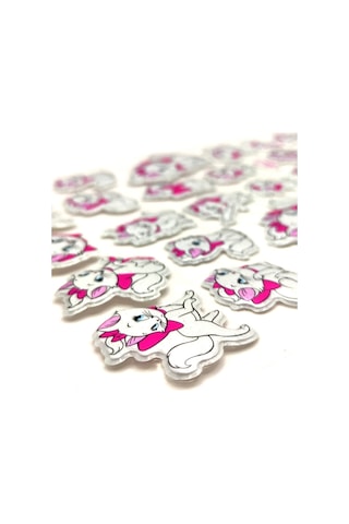 Sticker Kabartmalı A4 Boyutunda Stiker Defter, Planlayıcı Etiket Lim055 - Sevimli Kedi