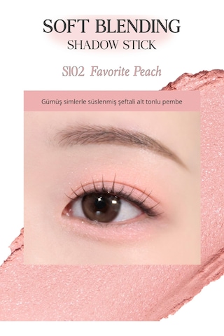 Clio Soft Blending Shadow Stick S102 Favorite Peach