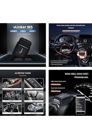 Vlinker Ms Obd2 Araç Teşhis Cihazı