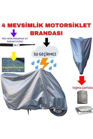 Kuba Cg Uyumlu Motosiklet Brandası - Branda / Koruyucu Kılıf