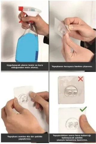 Yapışkanlı Duş Ve Banyo Rafı Gri