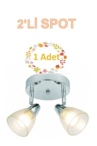 Colours Aphaea Krom Spot E14 İkili 2li Lamba