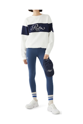 Frame Ritz Unisex Spor Kapşonlu Sweatshirt Cream