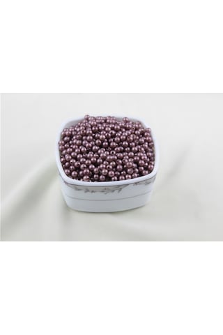 6 Mm Mat Mürdüm İnci Boncuk 30 Gr Kolye, Bileklik, Küpe Ve Takı Yapımı Diğer