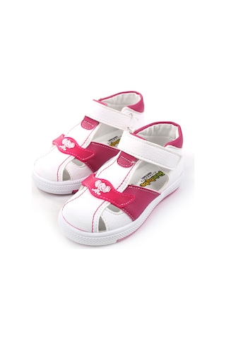Şirin Bebe 3811 Ortopedik Taban Kız Çocuk Yazlık Ayakkabı Sandalet Fuşya