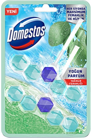 3 Adet Wc Temizleyici Blok 2x5'li Güç Yağmur Ferahlığı