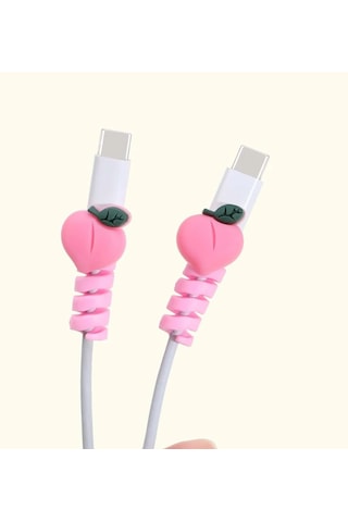 Pembe Şeftali Kablo Koruyucu