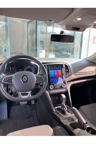 Renault Megane 4 Tesla 2016+ Uyumlu Androıd Multimedya Gerçek 2/32 Kablosuz Carplay Geri Görüş Kameralı 10"