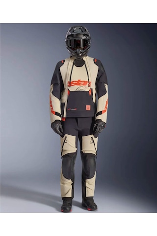 Alpinestars Halo Pro Ds Korumalı Motosiklet Montu Krem Siyah