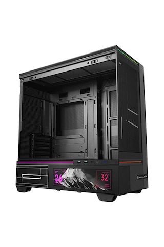 Thermalright Tl-m10 Vision Black Argb Temperli Cam Mid Tower Matx Gaming Kasa