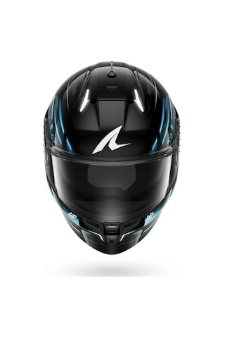 Shark Skwal İ3 Lıght-blur Siyah-kırmızı-mavi Kapalı Kask Ledli Model Parlak Siyah-mavi