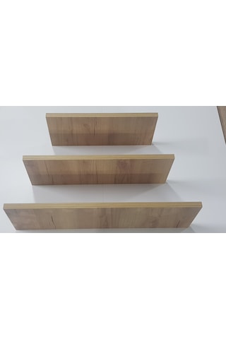 Winflex Dekoratif 3 Lü Raf Seti Savana Meşe