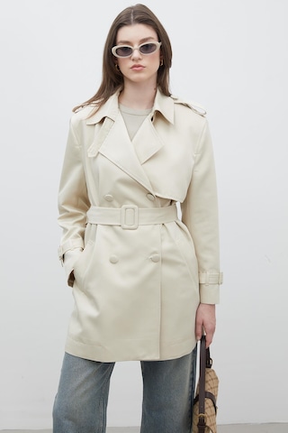 Manuka Chelsea Kruvaze Trençkot Bej