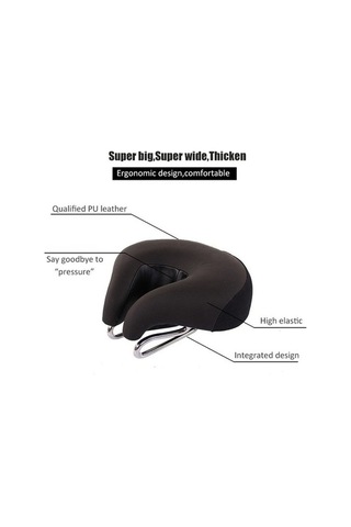 Ebitda Noeless Bisiklet Koltuğu Yumuşak Rahat Yastık 001, Siyah, 200x180mm, Xl, Darbe Emici, Ergonomik, Yansıtıcı, Dağ Bilet Siyah