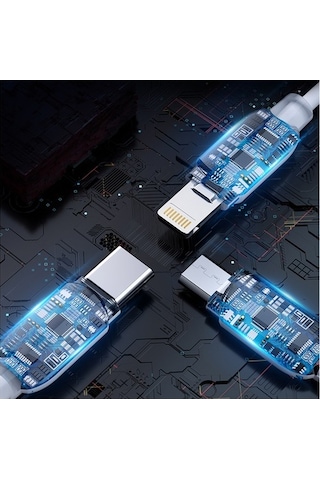 Rock RCB0788 G12 3 In1 3 A Plastik 120 CM Micro - Lightning - Type C Beyaz