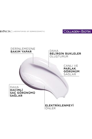 Collagen & Biotin 7/24 Şekillendirici Krem 200 Ml - Elektriklenme Karşıtı