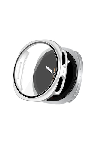 Samsung Galaxy Watch 8 44mm Uyumlu Kılıf Sert Pc Kasa Ve Ekran Koruyucu Kılıf