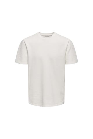 Only & Sons Erkek T Shirt 22028692 Ekru