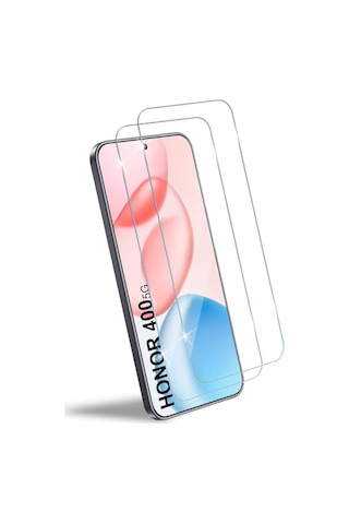 Honor 400 İle Uyumlu Ekran Koruyucu Şeffaf Temperli Kırılmaz Cam Ekran Koruyucu 2 Adet