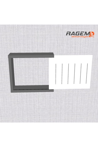 Modem Saklama Kutusu Modem Rafı Antrasit