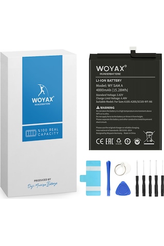 Woyax By Deji Samsung Galaxy A10s / A20s Uyumlu Premium Batarya