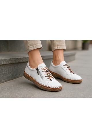 N Napa Shoe Np.8207.beyaz.deri Ayakkabı