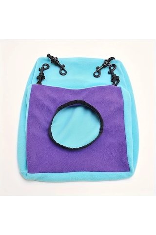 Elmpaly Mavi Mor Sıçan Sincap Sugar Glider Gine Domuzu Kuş Sıcak Yuva Küp Asılı Kafes