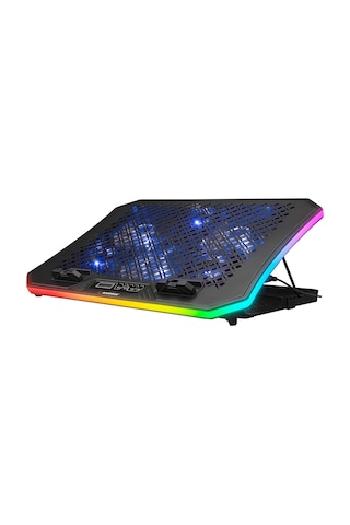 Rampage AD-RC34 Metafor 15" - 17" 6 Fanlı Telefon Tutuculu RGB Laptop Soğutucu